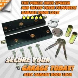 Image of ASEC Garage Door Bolt Lock