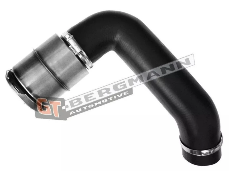 Image of GT-BERGMANN GT52-481 Turbocharger Hose with clamps, Rubber with fabric lining Metal, Rubber with fabric lining Charger Intake Hose (3314)