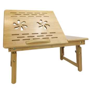 Image of Bamboo Folding Laptop Stand M&amp;W
