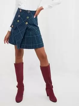 Image of Joe Browns Joe's Favourite Skirt -blue, Blue, Size 16, Women