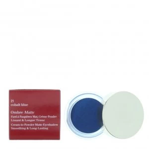 Image of Clarins Ombre Matte Eye Shadow 21 Cobalt Blue 7G