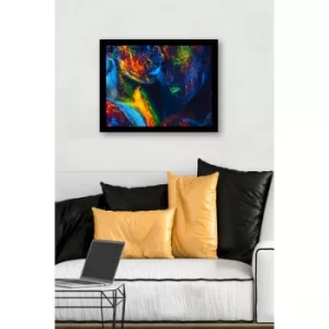 Image of SC0971 Multicolor Decorative Framed MDF Painting
