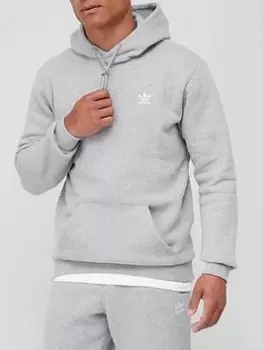 Image of adidas Originals Essential Hoodie - Medium Grey Heather, Size S, Men