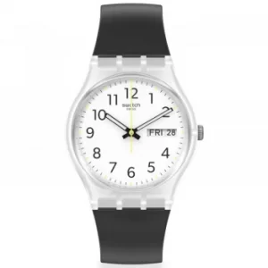 Image of Unisex Swatch Rinse Repeat Black Watch