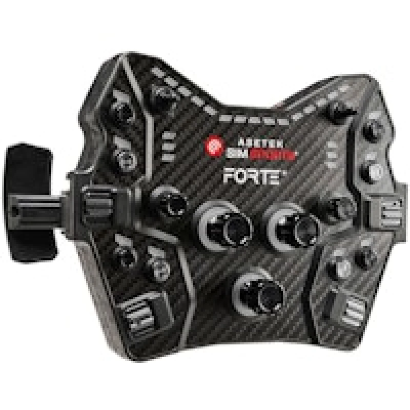 Image of Asetek SimSports Forte GT Button Box V2 - Black orange