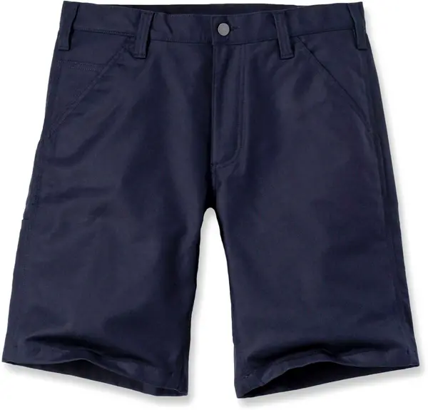 Image of Carhartt Rugged Stretch Canvas Shorts, blue, Size 28