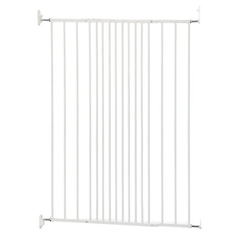 Image of Safetots Extra Tall Screw Fitted Baby Stair Gate, 62.5Cm - 106.8Cm, White, 103.5Cm In Height