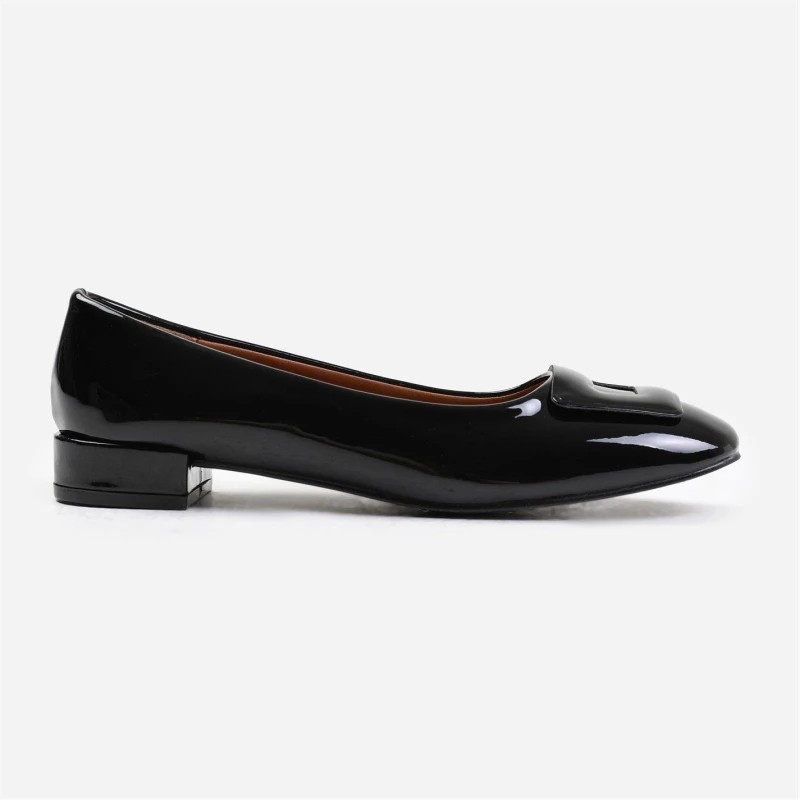 Image of Where's That From 'Nalani' Flat Ballerina Pump Black female
