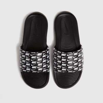 Image of Nike Black & White Victori One Sandals