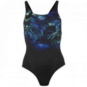 Image of Speedo Aqua Swim Suit Ladies - Black/Blue
