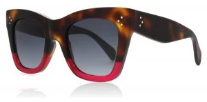 Image of Celine CL41090/S Sunglasses Havana / Fuchsia 23A 50mm