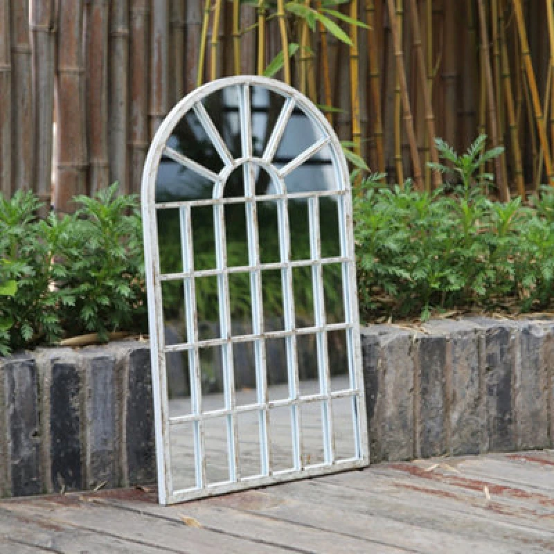 Image of Small Gothic Arch Mirror - White