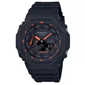 Image of Casio G-Shock Octagon Series 'CasiOak' Quartz Grey Dial Grey Silicone Strap Mens Watch GA-2100-1A4ER