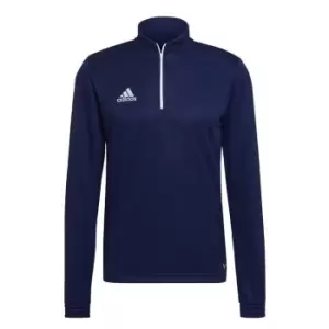 Image of adidas Entrada 22 Training Top Mens - Team Navy Blue 2