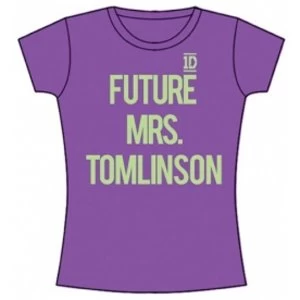 Image of One Direction Future Mrs Tomlinson Skinny Purple TS: Medium