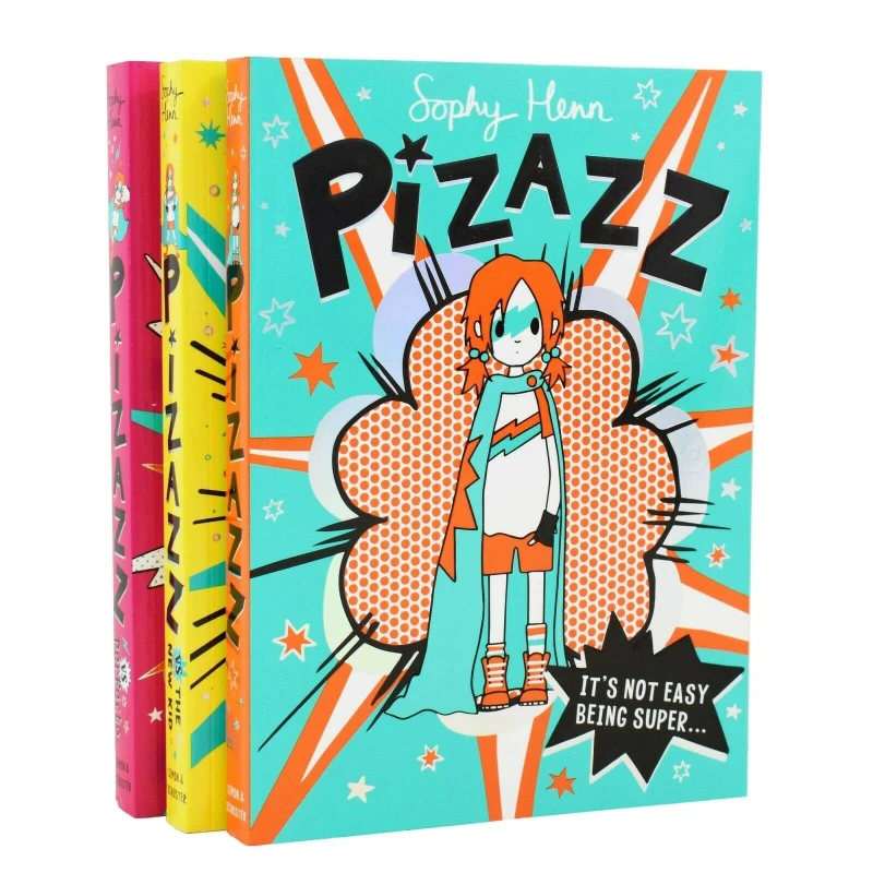 Image of The Super Awesome New Superhero Pizazz Series 3 Book Set Sophy Henn Sophy Henn Books