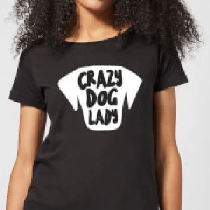 Image of Crazy Dog Lady Womens T-Shirt - Black - 4XL