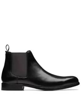 Image of Clarks CraftArlo Top Chelsea Boots, Black, Size 7, Men