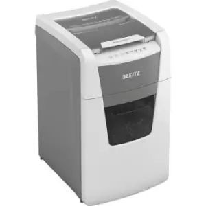 Image of Leitz IQ Autofeed Office 150 Document shredder 150 sheet Particle cut P-4 44 l Also shreds Paper clips, Staples, Credit cards