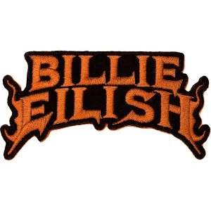 Image of Billie Eilish - Flame Orange Standard Patch