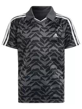 Image of Boys, adidas Sportswear Junior Express Tee, Dark Grey, Size 11-12 Years