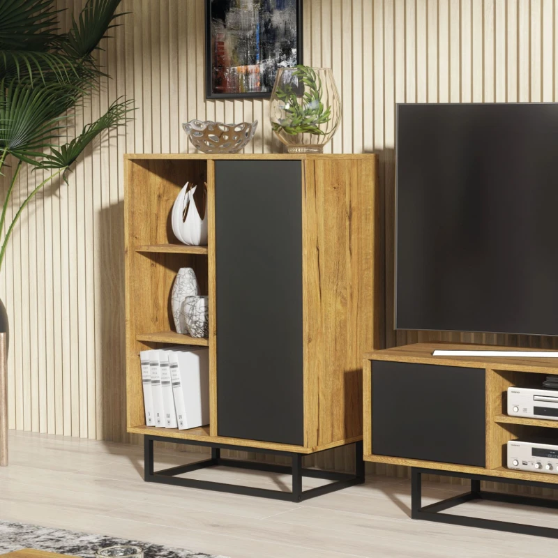 Image of Mex Furniture LTD Sideboard 100cm Loft / Industrial Multicolor Unisex