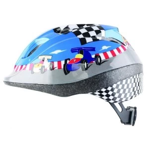 Image of ETC Race Car Junior Helmet Blue 46-53cm