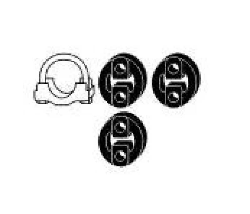 Image of HJS 82 15 9010 Mounting Kit, exhaust system Mounting Kit,exhaust system (1127)