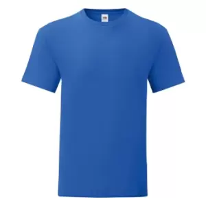 Image of Fruit Of The Loom Mens Iconic T-Shirt (XL) (Royal Blue)