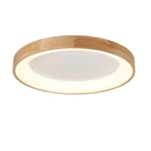 Image of Mad LED Ceiling Light 52W 3680Lm 3000K 80cm Natural Wood