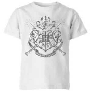 Image of Harry Potter Hogwarts House Crest Kids T-Shirt - White - 3-4 Years