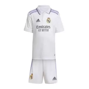 Image of adidas Real Madrid Home Infant Boys Mini Kit - White