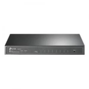 Image of TP LINK JetStream T1500G-8T Switch - Managed - 8x 10/100/1000 (1 PoE+) - PoE+