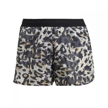 Image of adidas Adizero Split Shorts Womens - Grey Six / Beige Tone