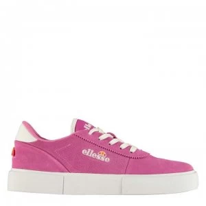 Image of Ellesse Zag Suede Trainers - Super Pink