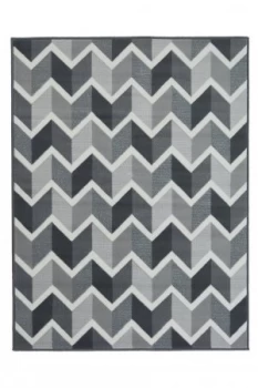 Image of Homemaker Chevron Rug - Grey080x150
