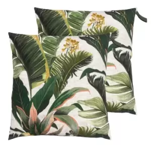 Image of Hawaii Large 70cm Outdoor Floor Twin Pack Cushion Multi