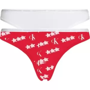 Image of Calvin Klein 2 Pack CK One Bikini Briefs - White