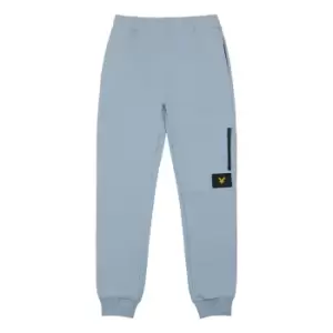 Image of Lyle & Scott Kids Zip Pocket LB Jogger - Celestial Blue - 3/4