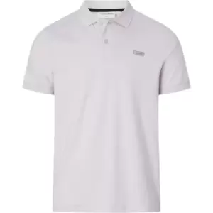 Image of Calvin Klein Smooth Cotton Slim Polo - Purple