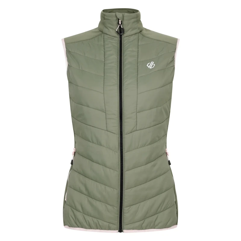 Image of Womens sleeveless down jacket Dare 2B Liven Vert Female 44