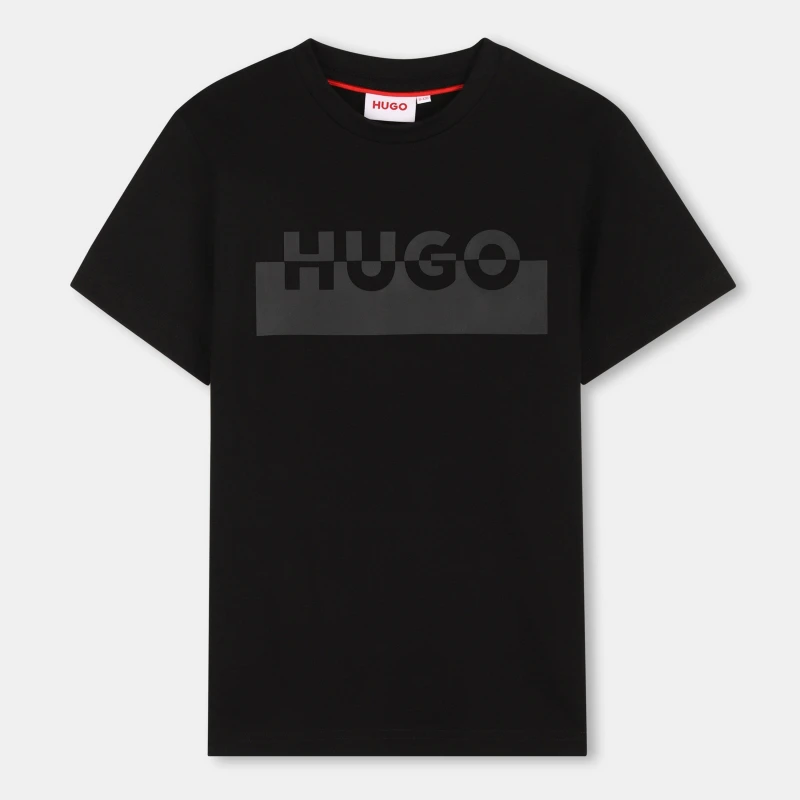 Image of Hugo Kids T-Shirt Black 09B male 4Y