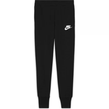 Image of Nike Sportswear Club Big Kids (Girls') French Terry Pants - Black/White