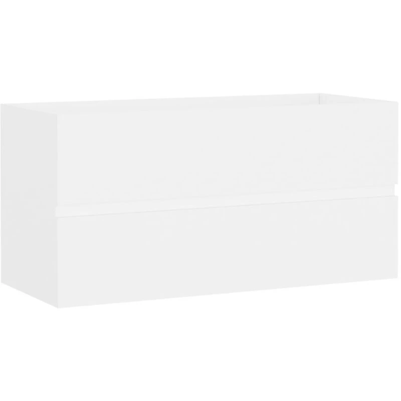 Image of VIDAXL Sink Cabinet White 90x38.5x45cm Engineered Wood Vidaxl 8720286220757