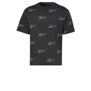 Image of Reebok Identity Vector T-Shirt Mens - Black