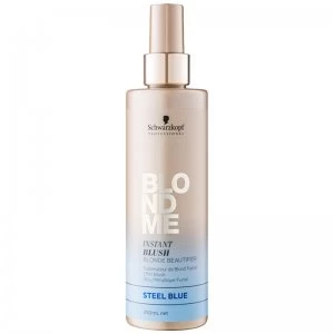 Image of Schwarzkopf Professional Blondme Toning Spray for Blonde Hair Shade Steel Blue 250ml