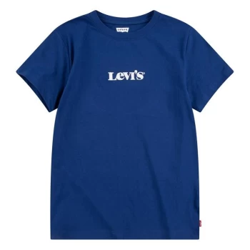 Image of Levis Short Sleeve Graphic T Shirt - Blue