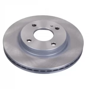 Image of Pair of Brake Discs 38600 by Febi Bilstein Front Axle