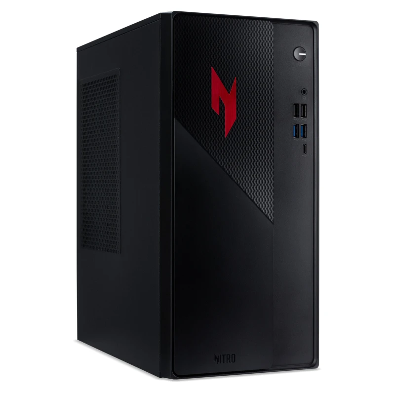 Image of Acer Acer NITRO 20 N20-101 Gaming Desktop - Intel Core 5-210H, 16GB, 512GB SSD, Nvidia GeForce RTX 5060, Windows 11, Black DG.E5VEK.005