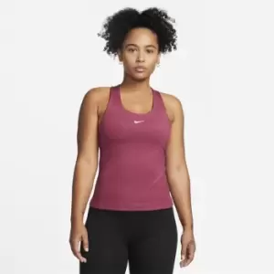 Image of Nike Dri-FIT Swoosh Womens Sports Bra Tank - Pink